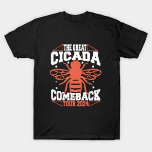 The Great Cicada Comeback Tour 2024 T-Shirt